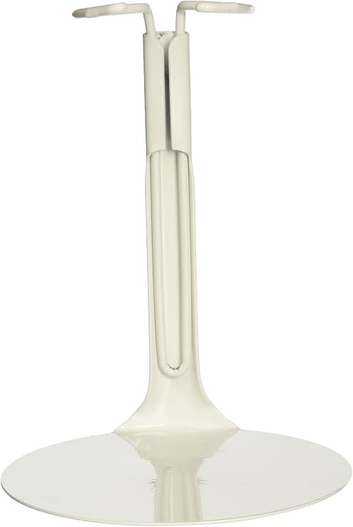 Kaiser Doll Stand 2001, Box of 12 - White Doll Stands for 6 1/2" to 11" Dolls
