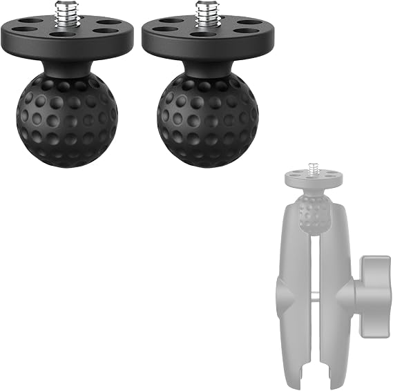 1" Ball Mount Adapter B Size Double Socket Arm