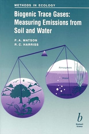 Biogenic Trace Gases: Measuring Emissions from Soil and Water (Ecological Methods and Concepts)