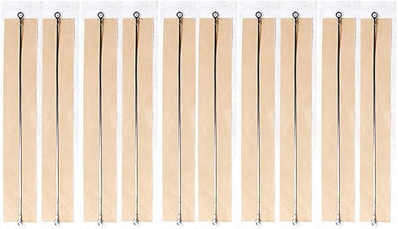 10Pcs 8inch Impulse Heat Sealer Replacement Strips 200mmx2mm Heat Sealer | Impulse Sealer Replacement Parts Sealer Replacement Element Grip Teflon Tapes Repair Kits for Most 8-inch Hand Heat Sealers