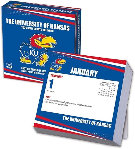 Kansas Jayhawks 2026 Box Calendar (26998053010)