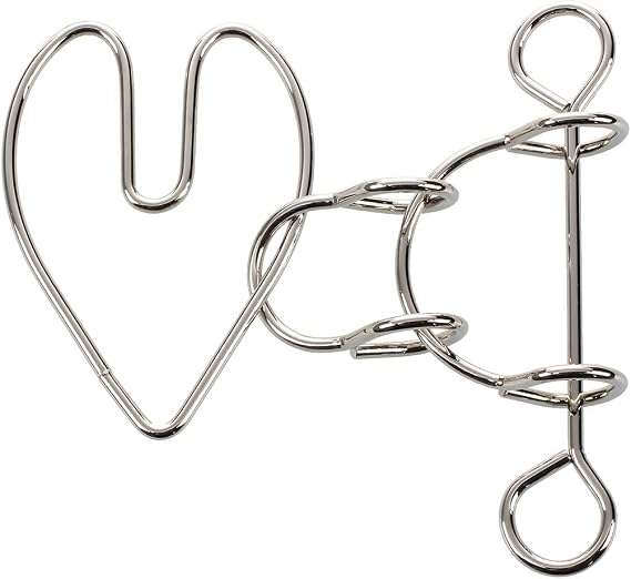 Heartbreak Wire Brain Teaser Metal Puzzle