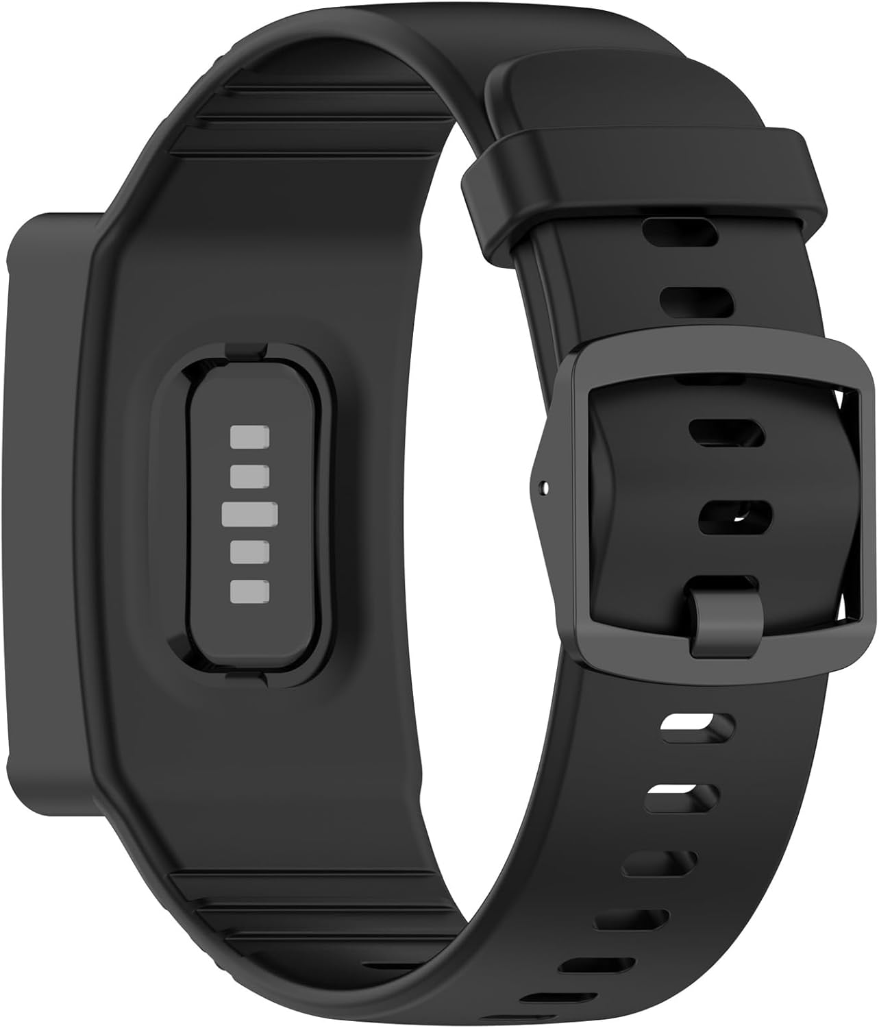 Whoop 5.0 Life Mg5.0 Peak対応 交換用バンド シリコンリスト結合ストラップブレスレット ソフトで丈夫 クイックリリーススマートウォッチアクセサリーブラック
