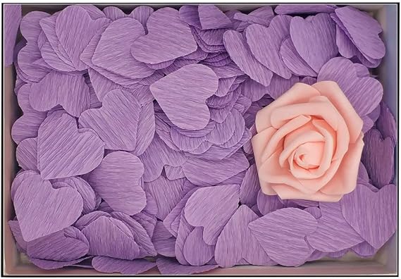 100G Heart Shape Paper Gift Box Stuffering Various Color Present Decorative 1#