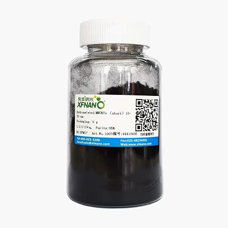 Research Grade Purity 95% Hydroxylated Multi Walled Carbon Nanotubes Powder MWCNTs with Outer Diameter 10-20nm-Same Day Priority Shipping