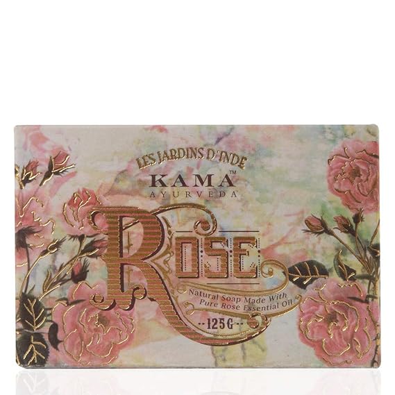 Kama Ayurveda Natural Rose Soap, 125g