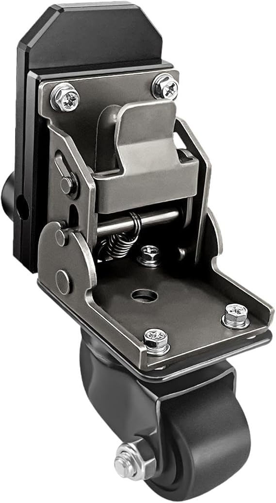 Rolling Tool Box Caster Construction Front Wheels Black Foldable Front Caster Wheels