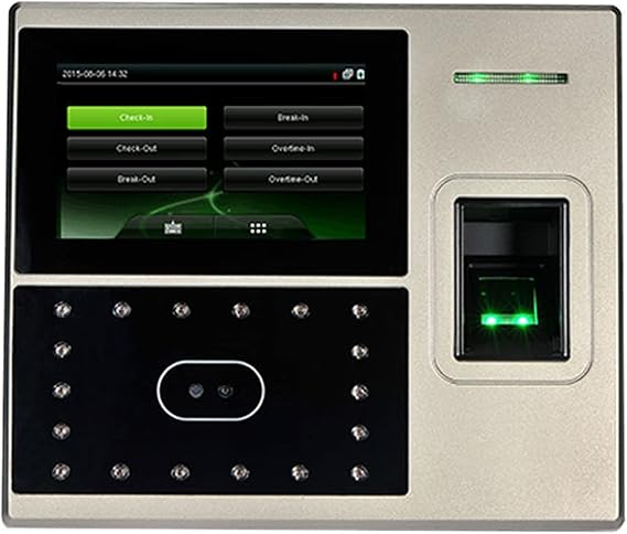 Attendance Machine 800 TCP/IP Biometric Fingerprint Face Facial Time Attendance Door Access Control Time Clock Time Recorder System (800)