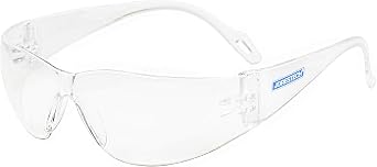 JORESTECH Kids Safety Glasses, ANSI Z87 Compliant, Clear Impact-Resistant Polycarbonate Lenses, UV Protection, Anti-Scratch, Frameless Design LS-375-CL