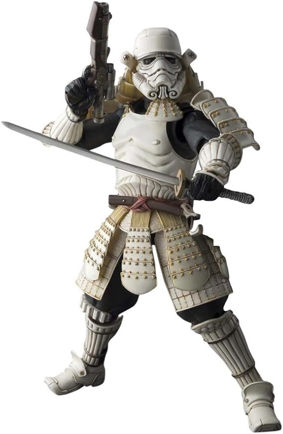 TAMASHII NATIONS Bandai Movie Realization Ashigaru Storm Trooper Star Wars Action Figure | Star Wars 6 Inch Action Figure Movie Realization Series - Ashigaru Storm Trooper