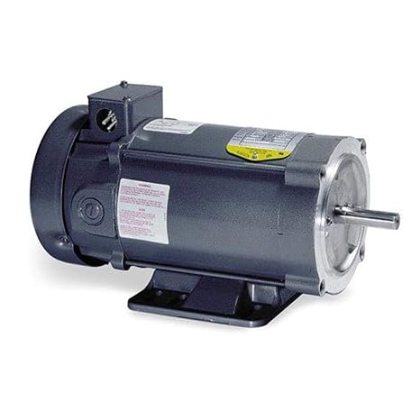 Baldor Electric CD7503 215C Frame TEFC General Purpose DC Motor, 3 hp, 1750 RPM, 180-200/100V, C Face, RG Base, 7544D, F1