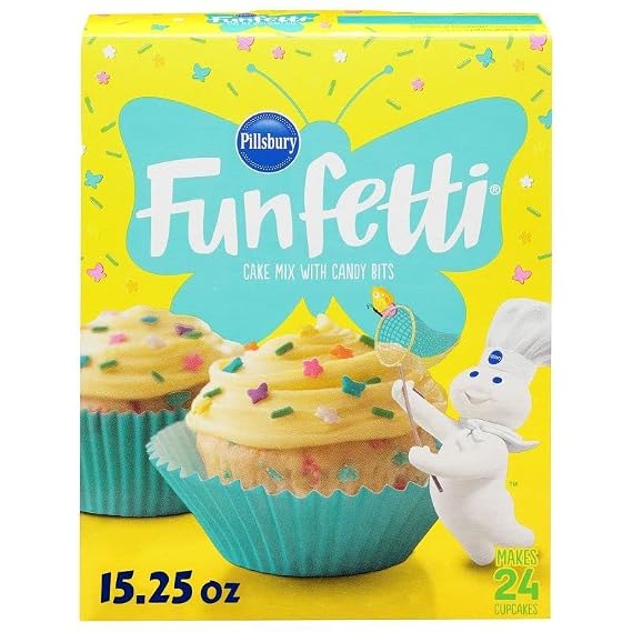 Funfetti Pillsbury Spring Cake Mix With Candy Bits - 15.25oz