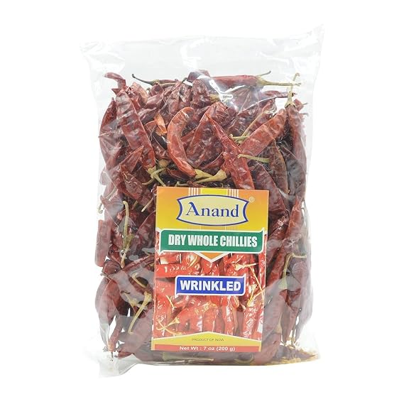 Anand, Dry Whole Chillies, 200 Grams(gm)