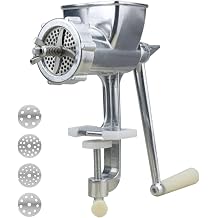 Portable, Compact Granulator for Animal Feed with Table Clamp, Hand-held, Ideal for Workshop, Yard And Home.
