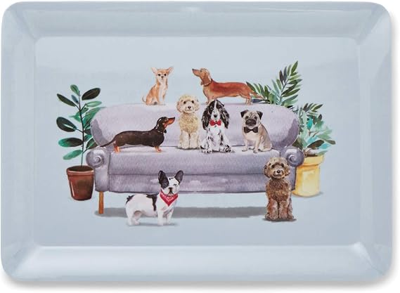 Cooksmart Curious Dogs Large Serving Tray