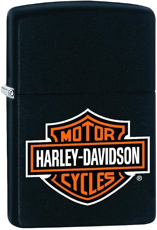 Black Matte, HD Logo (ZI218HDH252) Category: Harley-Davidson Zippo Lighters
