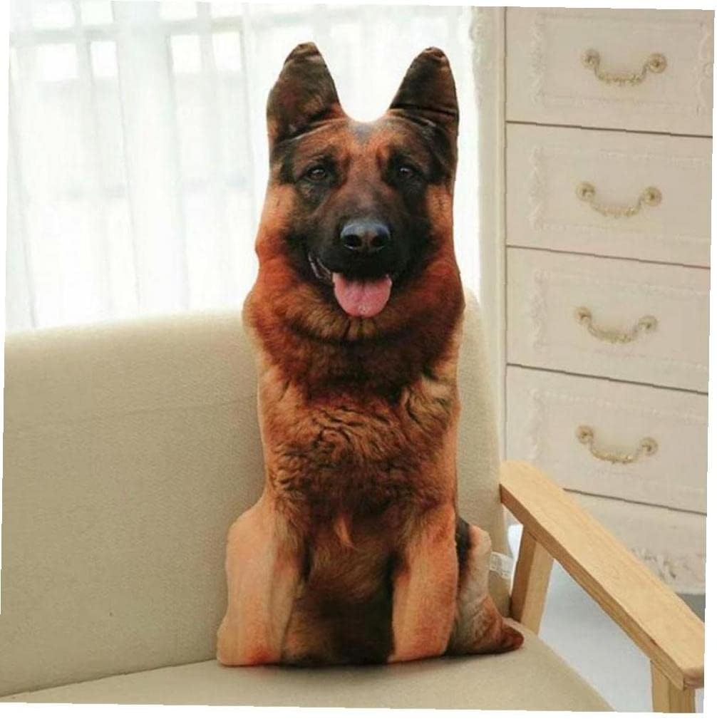 Froiny Lifelike Dog Plush Stuffed Animal Pillow Cushion Simulation Plushie Pet Toy for Kids Children Baby