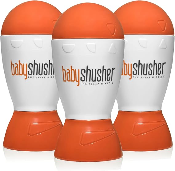 Baby Shusher Portable Sound Machine White Noise Baby Soother, 3 Count