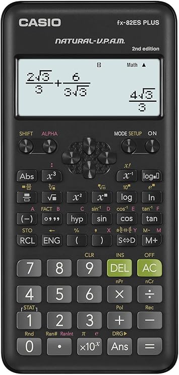 Casio fx-82ES Plus 2nd Edition Scientific Calculator - Black