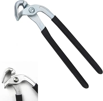 CXGS Paintless Dent Repair Kit Car Door Fender Edge Repair Tool Auto Body Pliers Heavy Duty Car Door Panel Fix Tool Portable Metal Crimp Vise Car Fender Panel Leaf Edge Pliers Repair Tools Black