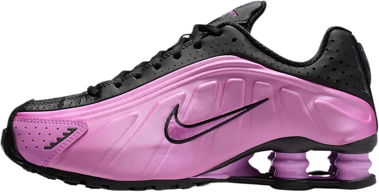 Nike Shox R4 Women's Shoes (Black/Black/Light Magenta)