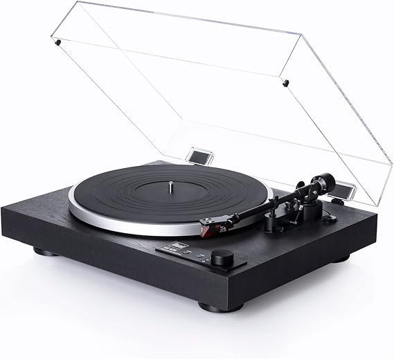 Dual CS429 Fully Automatic BeltDrive Turntable with Ortofon 2M Red Cartridge, 33/45/78 RPM, Black