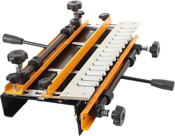 12 Inch Dovetail Jig with 1/2 Inch Templates, Dove Tailing Router Jigs, Precise Alignment Dove Tail Jig, Mortise and Tenon Woodworking ToolsGold,1