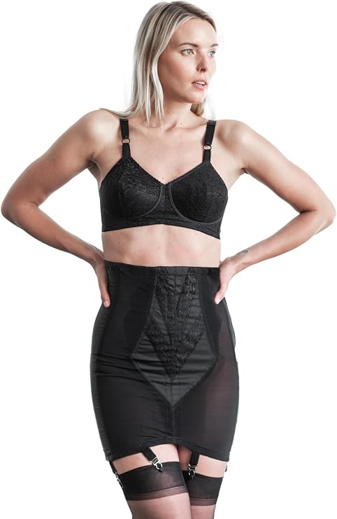 Rago 1294 | Open Bottom Girdle Extra Firm Shaping | Sizes M8X | Zipper + Hook Closure | Classic Vintage Control | USA MADE