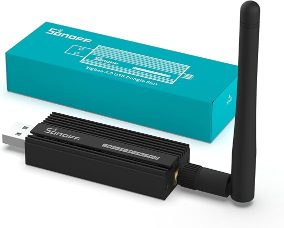 SONOFF Universal Zigbee 3.0 USB Dongle Plus Gateway with Antenna for Home Assistant, IoBroker, Zigbee2MQTT