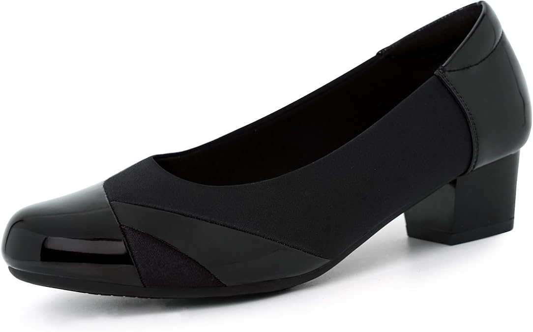 Ortho + Rest Women Bunion Dress Shoes Low Heel Orthopedic Slip on Loafers Orthotic Pumps