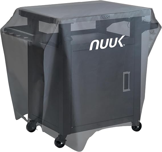 NUUK 20" x 30" Waterproof Outdoor Cooking Station Cover, Heavy Duty UV Resistant BBQ Grill Table Cover for Pizza Oven Cart and Kitchen Prep Island