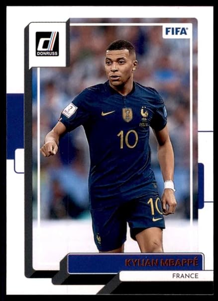 2022-23 Donruss FIFA #51 Kylian Mbappe France Soccer Card - GotBaseballCards