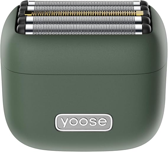 Yoose Mini 5 tıraş makinesi, elektrikli sakal düzeltici, elektrikli tıraş makinesi, erkek, ıslak tıraş makinesi, IPX7 su geçirmez, USB C ile şarj edilebilir, 100 dakika çalışma süresi, Siyah