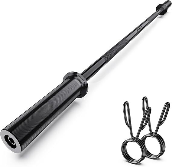 57" Olympic Barbell Bar, 2" Standard Straight Bars for Weight Lifting