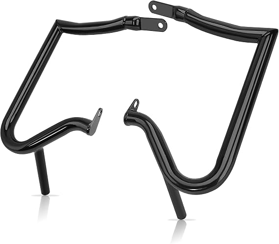Saddlebag Guards Tip-Over Crash Bars Rails Rear Saddlebags Support Bracket Protection Kit for Harley Touring Street Glide Road Glide Road King Electra Glide Ultra Limited 2009-2026