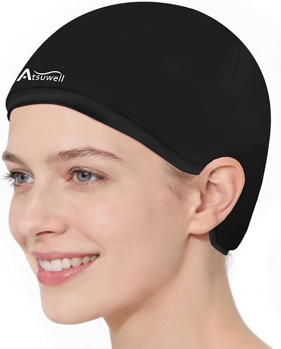 Atsuwell Cold Cap for Chemotherapy Patient, Chemo Must Haves, Black