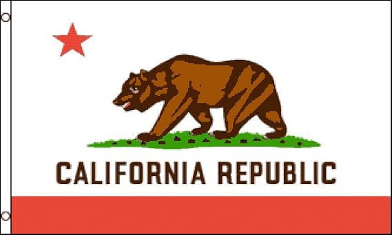 California Flag 2x3ft Poly