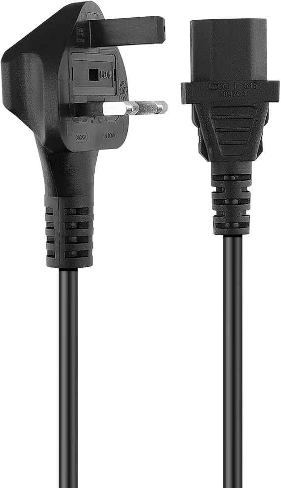 AC Power Cord Cable for ECOVACS DEEBOT X1 Omni Robot Vacuum Mop 1.8m UK Plug