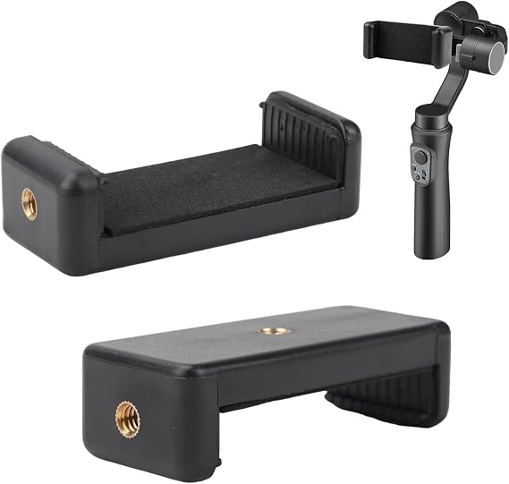 Kyrotech Akıllı Telefon Tutucu, Tripod Montaj Adaptörü, Klipsli Konnektör Başlığı, Selfie Çubuğu Başlığı, Seyahat Mini Tripod