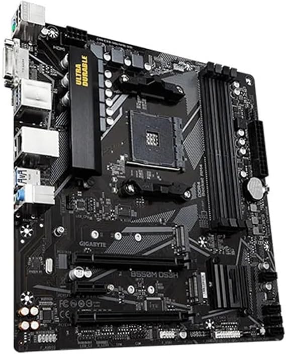 Motherboard Fit for GIGABYTE GA B550M DS3H Micro-ATX B550 DDR4 4266(OC) MHz M.2 128G PCI-E 4.0 Double Channel Socket AM4 Motherboard