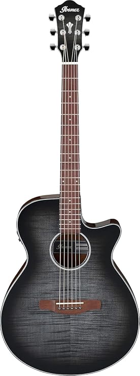 Ibanez AEG70 TCH - Transparent Charcoal Burst High Gloss Electro Acoustic Guitar