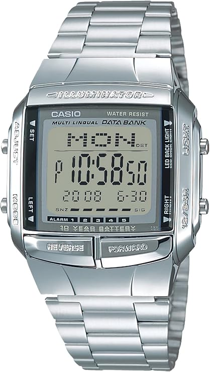 Casio Collection DB-360-1AJH Men's Wristwatch, Silver