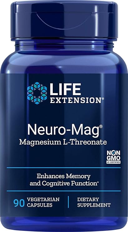 Life Extension - Neuro-Mag, Magnesium L-Threonate Dietary Supplement 90 capsules