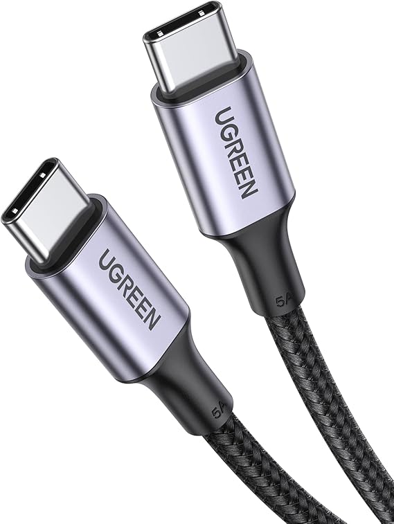 UGREEN USB Type C Cable, 100W/5A, PD3.0, Super Fast Charging, Type C