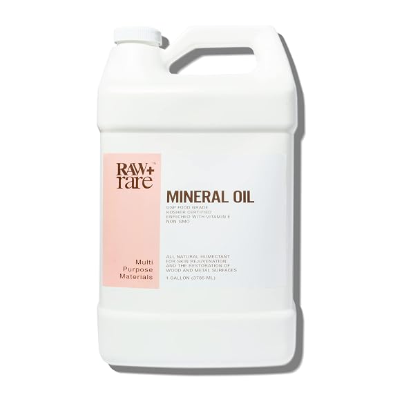 Cutting Board Mineral Oil 1 Gallon | Bulk, Kosher-certified food-safe oil that conditions wood, cast iron, and blades