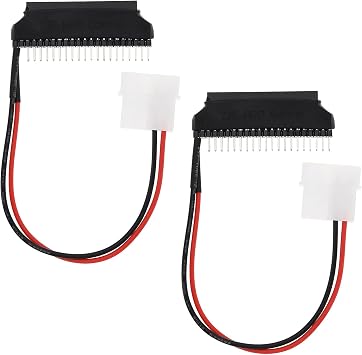 Create idea 2Pcs IDE 44pin to 40pin Desktop Converter Card Replacement 2.5inch to Desktop 3.5inch IDE Hard Drive Adapter Accessories Accessories for Laptop