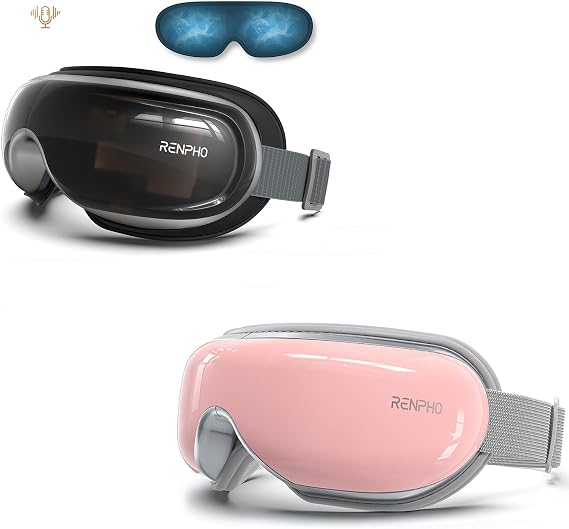RENPHO Eyeris 3 Eye Massager&Voice Controlled Eye Massager for Migraines