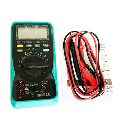 Kyoritsu 1012 Digital Multimeter with True RMS AC/DC Voltage Current Meter