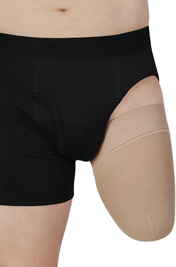 Juzo Dynamic Prosthetic Shrinker 30-40 mmHg Compression Stockings, Above Knee, Beige | Compression Socks for Post-Amputation Limb Shaping, Edema, Prosthetic Fit, Skin Protection