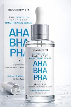 DARK SPOT Brightening Serum, Dark Spot Corrector for Uneven Skin and Pigment Spots- formulated with Glycolic, Salicylic, PHA Exfoliating Acids - Tone-Evening Skin Brightener